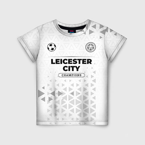 Детская футболка Leicester City Champions Униформа / 3D-принт – фото 1