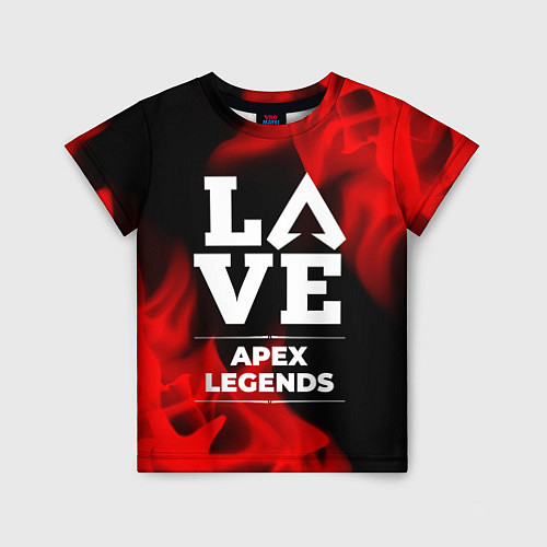 Детская футболка Apex Legends Love Классика / 3D-принт – фото 1