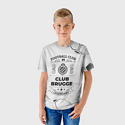 Футболка детская Club Brugge Football Club Number 1 Legendary, цвет: 3D-принт — фото 2