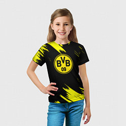 Футболка детская Borussia texture, цвет: 3D-принт — фото 2
