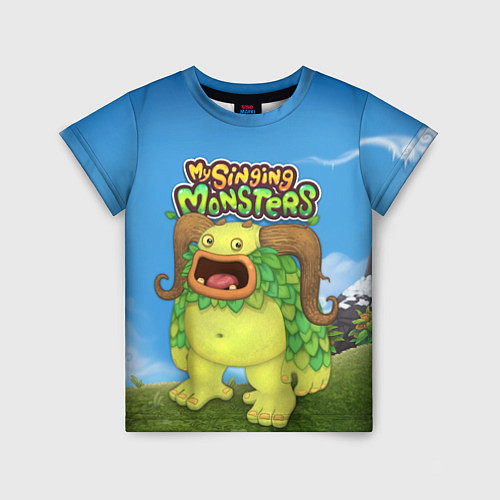 Детская футболка My singing monsters Избалолист Entbrat / 3D-принт – фото 1