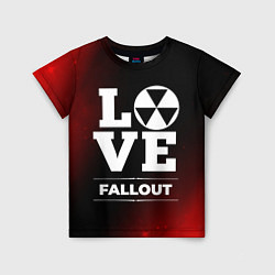 Футболка детская Fallout Love Классика, цвет: 3D-принт