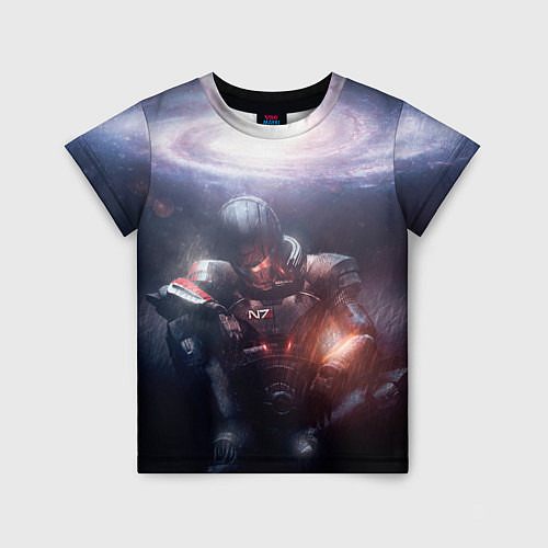 Детская футболка Mass Effect Shepard / 3D-принт – фото 1