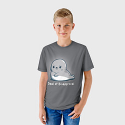 Футболка детская Seal of Disapproval, цвет: 3D-принт — фото 2