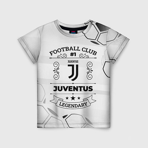 Детская футболка Juventus Football Club Number 1 Legendary / 3D-принт – фото 1