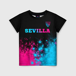 Футболка детская Sevilla Neon Gradient, цвет: 3D-принт