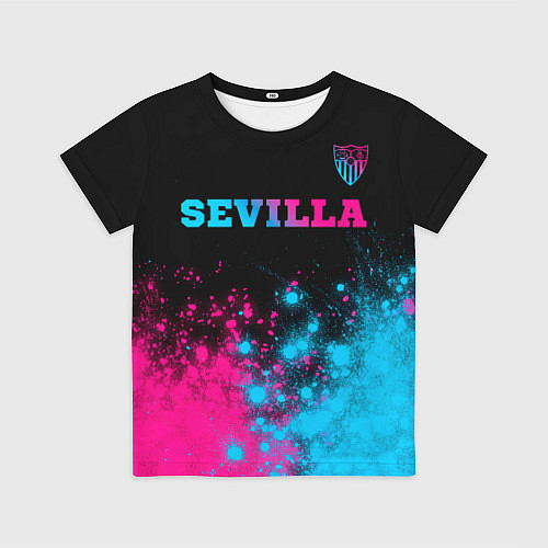 Детская футболка Sevilla Neon Gradient / 3D-принт – фото 1