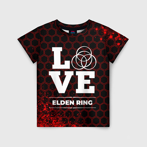 Детская футболка Elden Ring Love Классика / 3D-принт – фото 1
