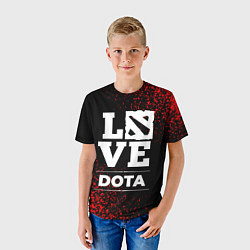 Футболка детская Dota Love Классика, цвет: 3D-принт — фото 2