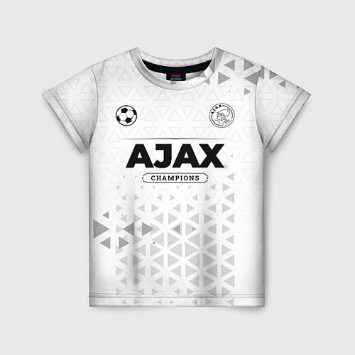 Детская футболка Ajax Champions Униформа / 3D-принт – фото 1