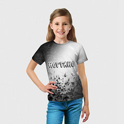 Футболка детская Рэпер Ноггано в стиле граффити, цвет: 3D-принт — фото 2