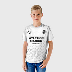 Футболка детская Atletico Madrid Champions Униформа, цвет: 3D-принт — фото 2