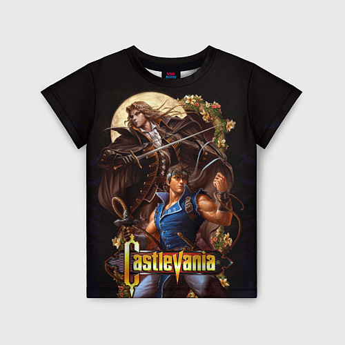 Детская футболка Castlevania - Leon & Alucard / 3D-принт – фото 1