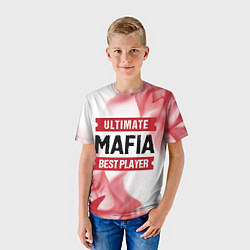 Футболка детская Mafia: красные таблички Best Player и Ultimate, цвет: 3D-принт — фото 2