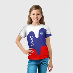 Футболка детская МЧС - флаг России, цвет: 3D-принт — фото 2