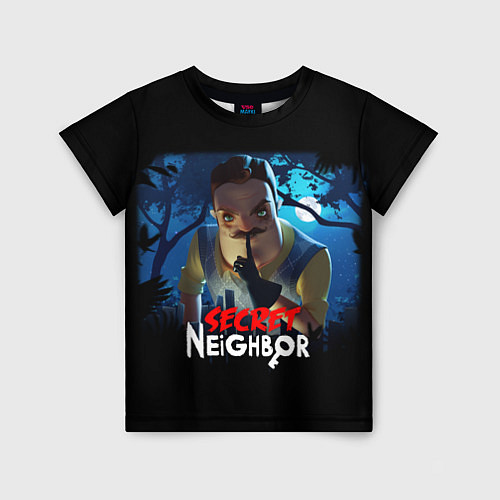Детская футболка Secret Neighbor / 3D-принт – фото 1