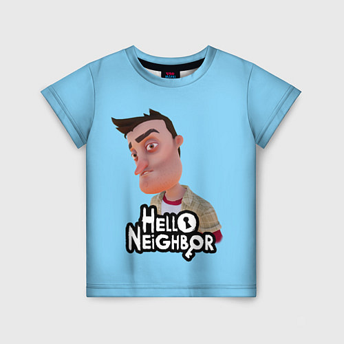 Детская футболка Привет сосед: Ник Рот / 3D-принт – фото 1