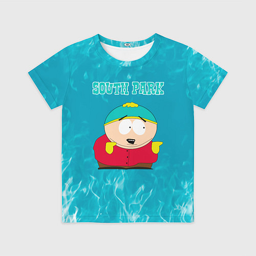 Детская футболка Южный Парк - пламя / 3D-принт – фото 1