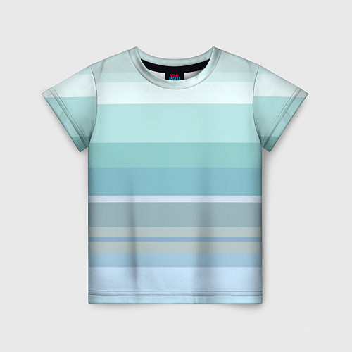 Детская футболка Морские линии / 3D-принт – фото 1