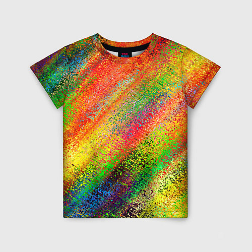 Детская футболка Rainbow inclusions / 3D-принт – фото 1