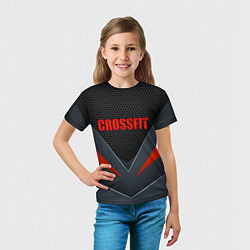 Футболка детская CrossFit - Техно броня, цвет: 3D-принт — фото 2