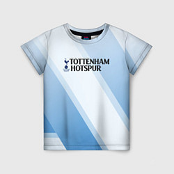 Футболка детская Tottenham hotspur Голубые полосы, цвет: 3D-принт