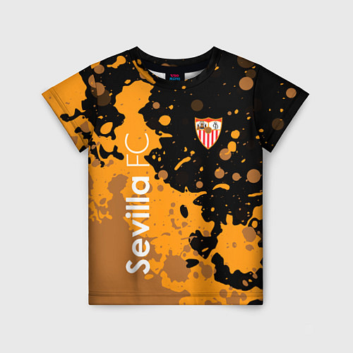 Детская футболка Sevilla Краска / 3D-принт – фото 1