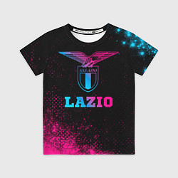 Футболка детская Lazio - neon gradient, цвет: 3D-принт