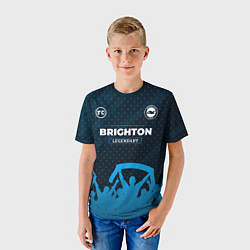 Футболка детская Brighton legendary форма фанатов, цвет: 3D-принт — фото 2