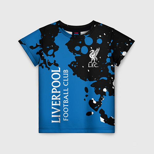 Детская футболка Liverpool Краска / 3D-принт – фото 1