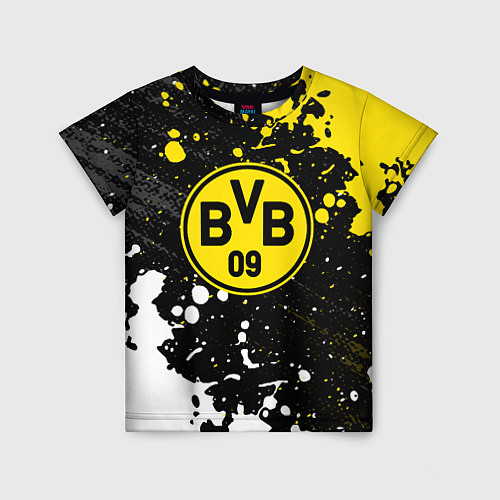 Детская футболка Borussia Краска / 3D-принт – фото 1