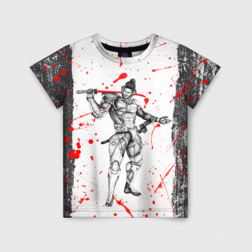 Детская футболка Metal gear rising blood / 3D-принт – фото 1