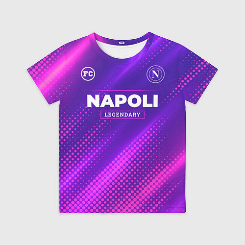 Детская футболка Napoli legendary sport grunge / 3D-принт – фото 1