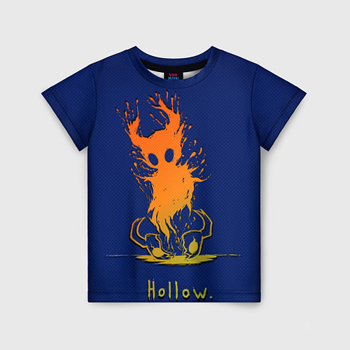 Детская футболка Hollow Рыцарь в оранжевом градиенте Hollow Knight / 3D-принт – фото 1