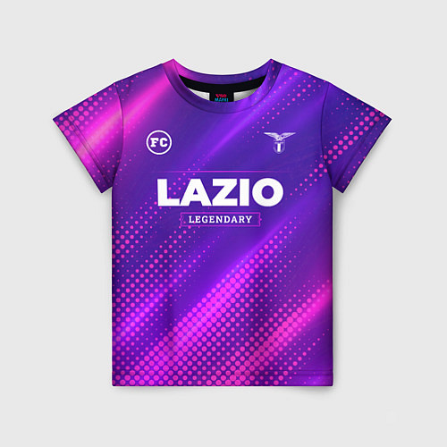 Детская футболка Lazio legendary sport grunge / 3D-принт – фото 1