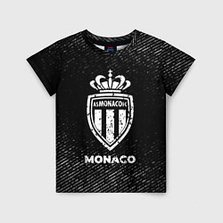 Футболка детская Monaco с потертостями на темном фоне, цвет: 3D-принт