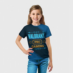 Футболка детская Игра Valorant: pro gaming, цвет: 3D-принт — фото 2