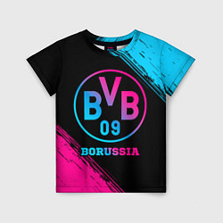 Футболка детская Borussia - neon gradient, цвет: 3D-принт