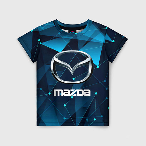 Детская футболка Mazda - абстракция / 3D-принт – фото 1