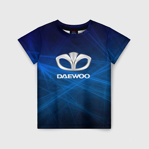 Детская футболка Daewoo - лучи / 3D-принт – фото 1
