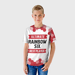 Футболка детская Rainbow Six: Best Player Ultimate, цвет: 3D-принт — фото 2
