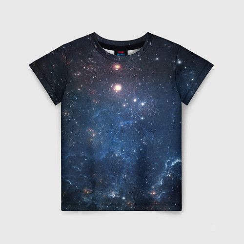 Детская футболка Молчаливый космос / 3D-принт – фото 1
