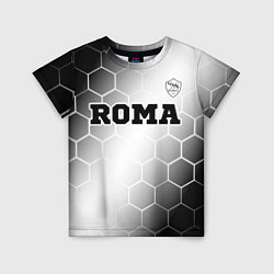 Детская футболка Roma sport на светлом фоне: символ сверху