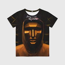 Футболка детская Игра в кальмара - ведущий, цвет: 3D-принт