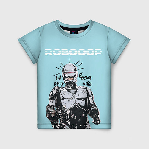 Детская футболка Графити Робокоп / 3D-принт – фото 1