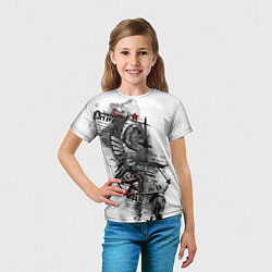 Футболка детская СССР - газета, цвет: 3D-принт — фото 2