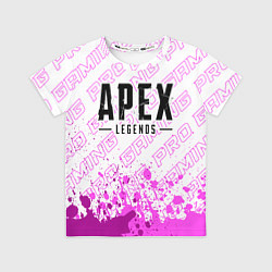 Футболка детская Apex Legends pro gaming: символ сверху, цвет: 3D-принт