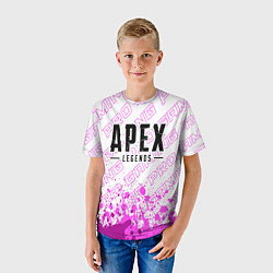 Футболка детская Apex Legends pro gaming: символ сверху, цвет: 3D-принт — фото 2