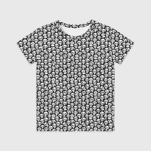 Детская футболка Череп со зрачками / 3D-принт – фото 1