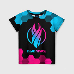 Футболка детская Dead Space - neon gradient, цвет: 3D-принт